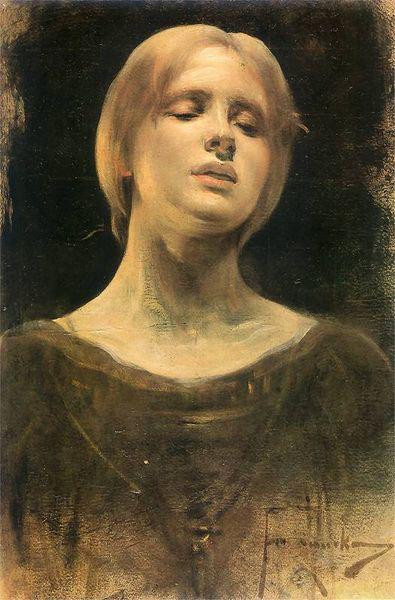Franciszek zmurko Laudamus feminam oil painting picture